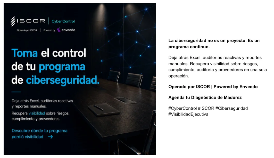Arte 1 · Promesa madre: Toma el control de tu programa de ciberseguridad.